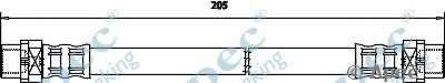 APEC BRAKING hos3589 -  Тормозной шланг